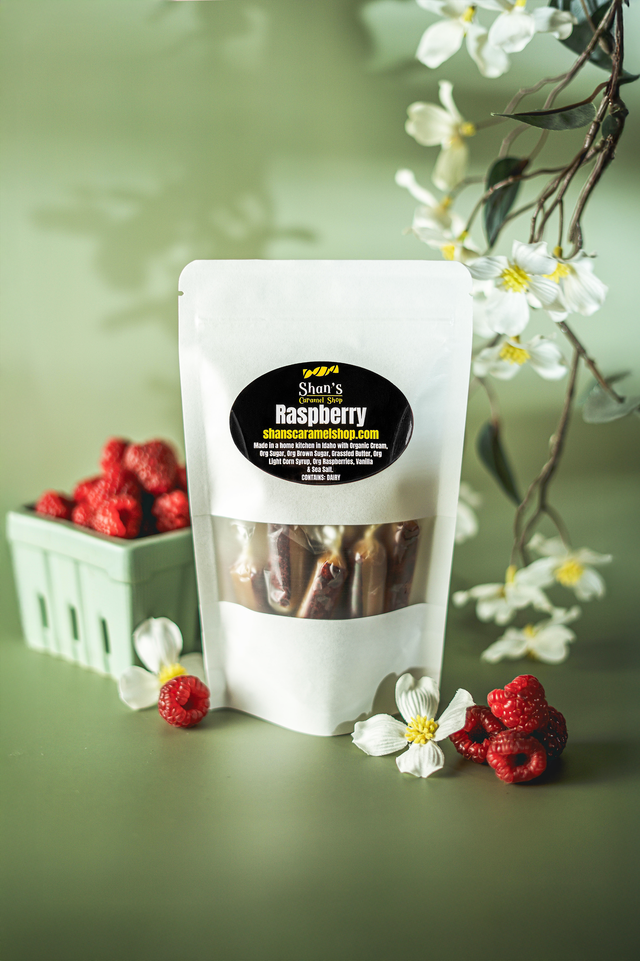 Raspberry Caramels – Shanscaramelshop